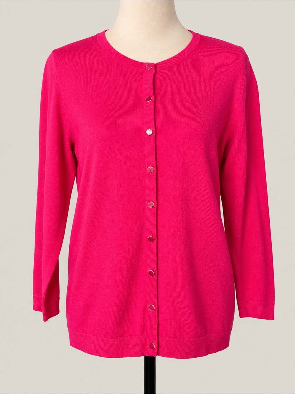 Talbots Classics Pink Cardigan Sweater Size M Cashmere Blend NWT